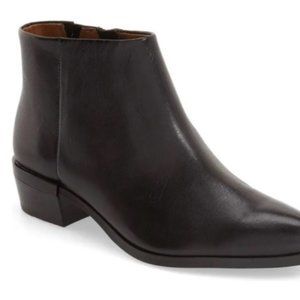 COACH Montana Soft Vegan Leather Ankle Boot in Black